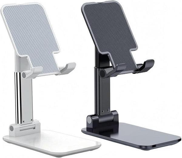 Adjustable Angle Height Phone Stand for Desk Compatible with iPhone and Smartphones