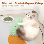 potaroma cat toys pillows 3 pack soft durable crinkle sound catnip interactive indoor kitten kicker