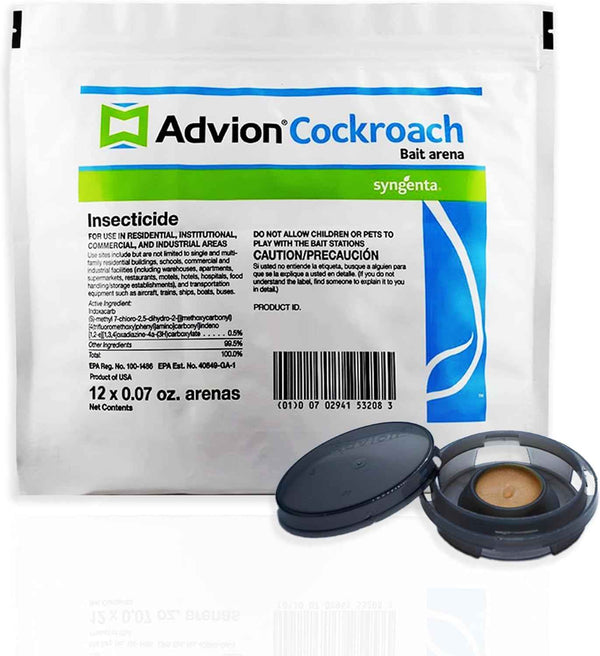 advion arena 68663 12ct white cockroach bait station for complete colony control