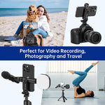 Universal Smartphone Tripod Mount with 360° Rotation and 180° Tilt