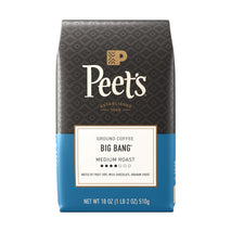 Peet's Big Bang 18 Ounce Medium Roast Ground Arabica Coffee Bag