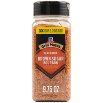 McCormick Grill Mates Brown Sugar Bourbon Seasoning, 9.75oz, sweet and spicy blend for pork, seafood and steak