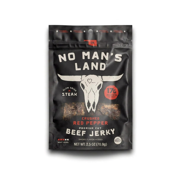 No Man's Land Hand-Cut Steak Beef Jerky Made in Oklahoma