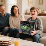iqkidz 2 in 1 remote control race car and robot building blocks kit for kids aged 6-12