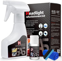Car Headlight Restoration Polishing Kits with 6.3Fl.Oz Ceramic Coating Spray