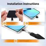 Phone Lanyard 2 Pack with Adjustable Neck Strap and Phone Patches for Smartphones