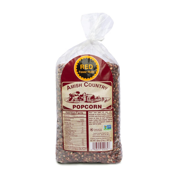 Amish Country Red Popcorn Kernels 6 lbs Bag Non-GMO Gluten Free