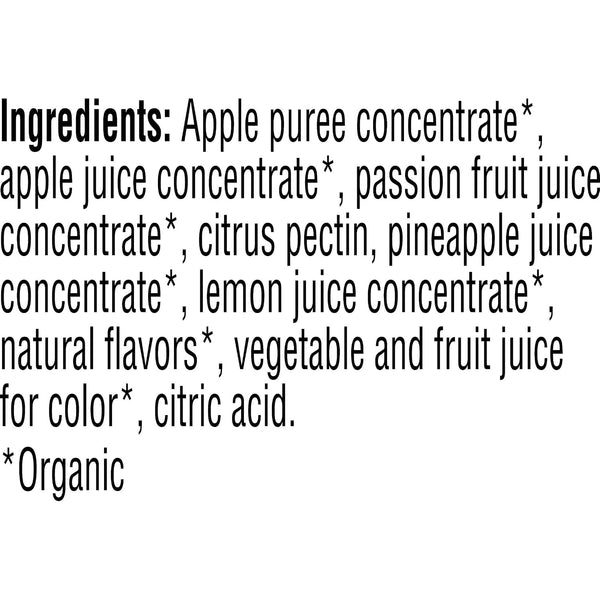 Pure Organic Layered Fruit Bars, Gluten Free, Vegan Fruit Snacks, Pineapple Passionfruit (2 Boxes, 24 Bars)