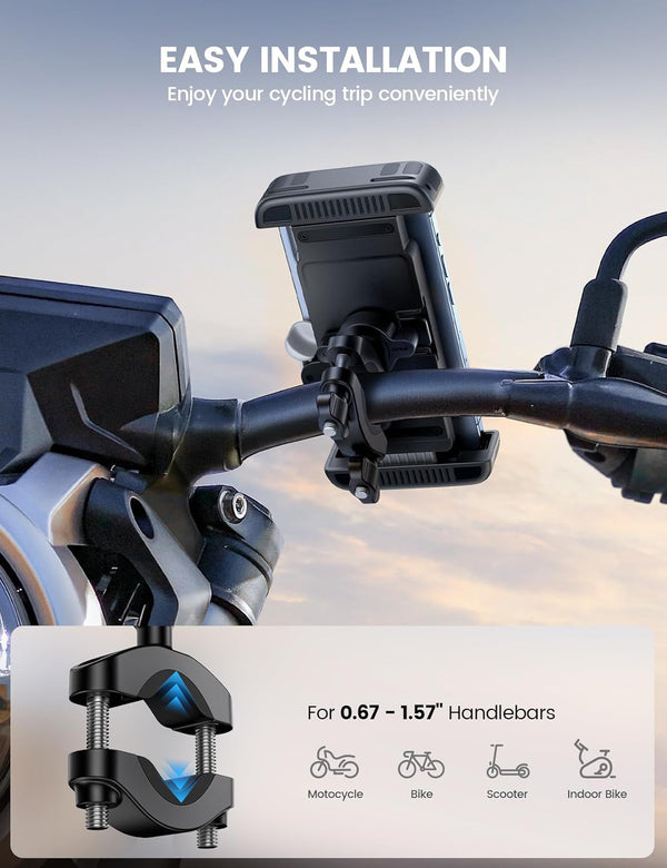Lamicall Bike Phone Mount for iPhone and Galaxy Phones