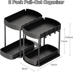 Ukeetap Multi-Purpose Pull-Out Storage Organizers for Bathroom and Kitchen