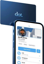 dot. Card - Digital Business Card - Tap Compatible with iPhone & Android (Black)