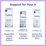 replens doctor-recommended estrogen-free vaginal moisturizer for vaginal dryness, 8 pre-filled applicators