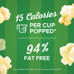 Orville Redenbacher's Microwave SmartPop! Butter Flavor, 4g Fiber, 94% Fat-Free, 12-Count 2.69 oz. Bags