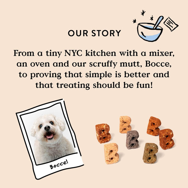 Bocce's Bakery Dailies Brushy Sticks for Medium Dogs, Wheat-Free, All-Natural Coconut & Mint, Baked in USA