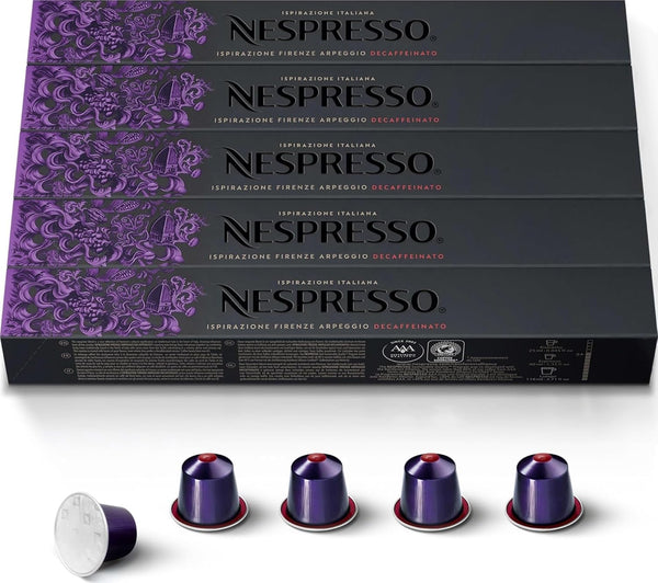 Nespresso Original Line Decaffeinato Coffee Pods 50 Count