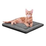 K&H self-warming cat bed pad for outdoor cat houses, reversible grey/black 21x17in machine washable