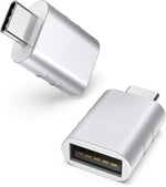 syntech usb c to usb adapter pack of 2 space grey thunderbolt 4 compatible with macbook pro air surface ipad