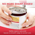 Kitchen Mama Automatic Electric Can Opener with Smooth Edge, Hands-Free, Battery Operated, Red