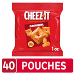 Cheez-It Original Baked Snack Crackers, 40 Individually Wrapped Packs