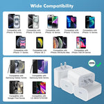 USB-C Wall Charger, 20W Power Adapter Replacement for Phones and Tablets