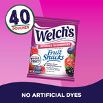 Welch's Fruit Snacks Berries 'N Cherries Snack Box Gluten Free 40 Count