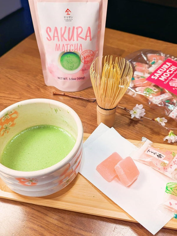 Yamasan Kyoto Uji Japanese Sakura Mochi Candies, 300g, Japanese Snacks