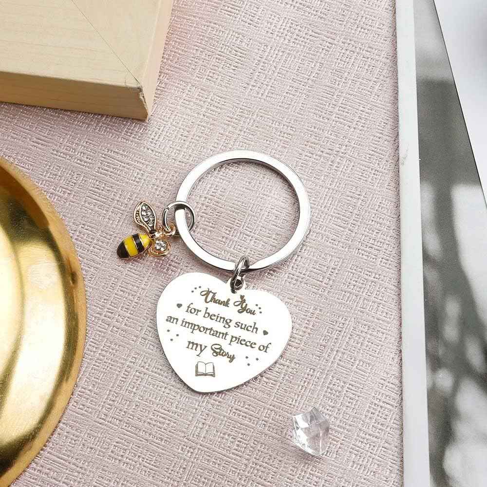 Gifts for Teacher - Christmas Thank You Birthday End of Year Teacher Appreciation Gifts Retirement Retired Graduation Cool Summer Valentines Day Teachers Gift for Women Men Ideas Keychain from Student