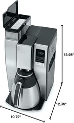 Mr. Coffee 10-Cup Programmable Coffee Maker with Thermal Carafe and Brew Strength Selection