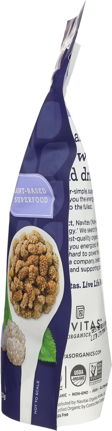 Organic White Turkish Mulberries for Snacks and Baking