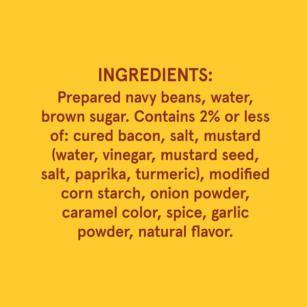 Bush's Best 8.3 oz Canned Original Baked Beans, Gluten Free, Low Fat, Plant Based Protein, Fiber, Pack of 12