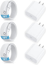 USB-C Wall Charger, 20W Power Adapter Replacement for Phones and Tablets