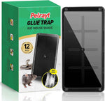 Glue mouse traps indoor for home, rat trap 12 pack, heavy duty non-toxic sticky boards for mice and rats pest control