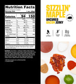 Savage Bacon Jerky Variety Pack, 4 Count, Gluten Free, High Protein, Low Calorie