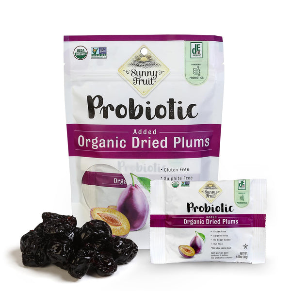 Sunny Fruit Soft Organic Pitted Prunes, 2.5 Pound Bulk Bag