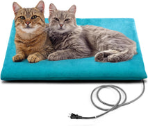 petnf waterproof outdoor heated cat bed mat for feral cats and dogs 20x16