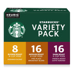 Starbucks K-Cup Coffee Pods Variety Pack 40 Count Keurig Compatible