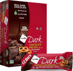 NuGo Dark Chocolate Pretzel Protein Bar, Vegan, Gluten Free, Non-GMO, Kosher Pareve, 24 Count