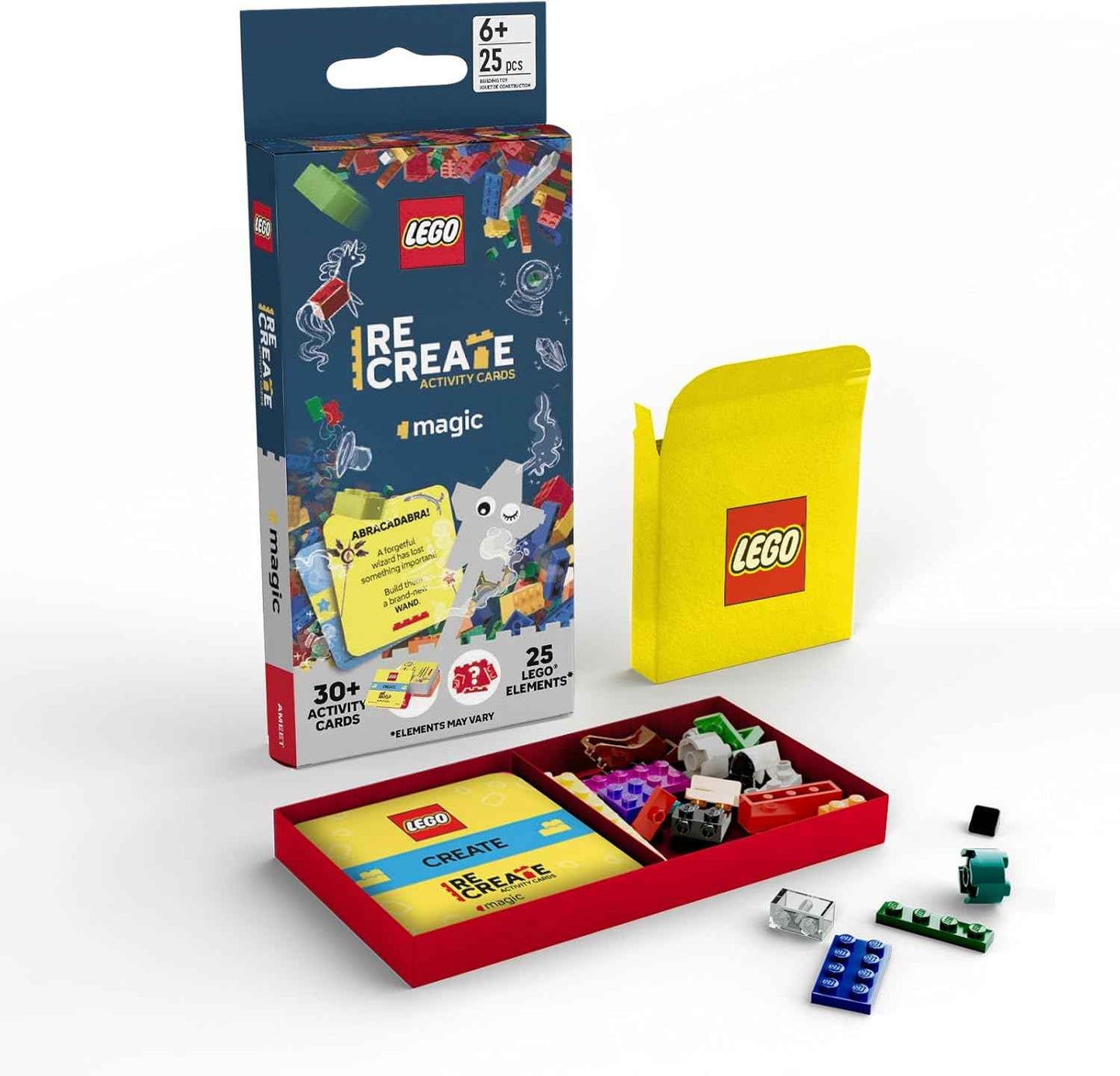 Lego Recreate Activity Cards – Animals | Creative Building Game with 30+ Activity Cards & 25 Lego Elements | Ages 6+