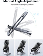 JSAUX Foldable Aluminum Phone Stand for Desk and Travel