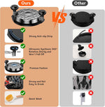 chicken shredder tool twist stable anti-slip bpa free meat shredder with brush black