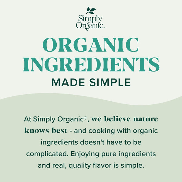 Simply Organic Italian Seasoning, 0.95 Ounce, Organic Herbs Blend of Oregano, Majoram, Thyme, Rosemary, Basil, Sage, Kosher, NonGMO