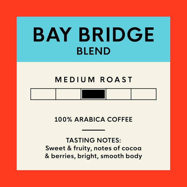 San Francisco Bay K-Cup Coffee Pods, Bay Bridge Blend, 80-count, Medium Roast, Commercially Compostable