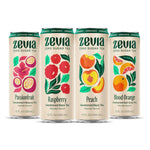 Zevia Zero Sugar Tea, Hibiscus Tea with Passionfruit, 12 oz Cans, 12-Pack, Naturally Sweetened, Zero Calorie, Non-GMO, Gluten-Free, Vegan