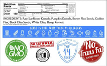 Gerbs Super 7 Seed Snack Mix 1 lb bag, raw, no artificial additives, resealable