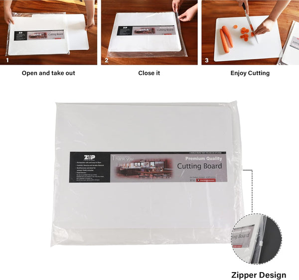 Disposable cutting boards 30 count for kitchen and commercial use