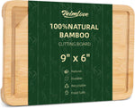 Heimlove Walnut Wood Cutting Board for Kitchen, 24"x18" Reversible Wooden Chopping Board with Deep Juice Grooves and Handles, Natural Walnut Wood Cutting Board for Chopping, Cheese, Vegetables