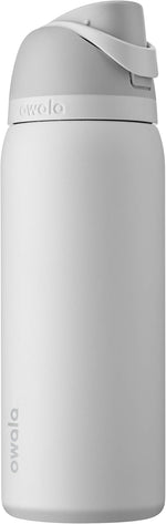 32-ounce insulated stainless-steel water bottle with straw for travel