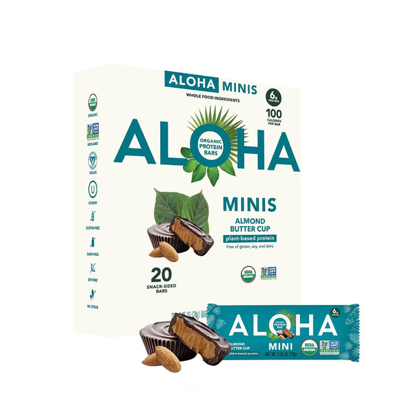 Organic Plant-Based Protein Bars, Chocolate Chip Cookie Dough, 20 Count, 24g Bars, Vegan, Low Sugar, Gluten Free, Paleo, Low Carb, Non-GMO, Stevia Free, Soy Free, No Sugar Alcohols