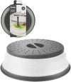 10 Inch Heavy Duty Tovolo Microwave Cover for Food Splatter, Collapsible & Vented, Charcoal Gray