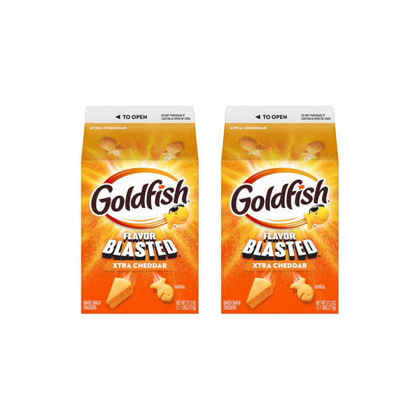 Goldfish Cheddar Cheese Crackers 27.3 Oz Carton
